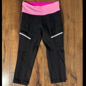Lululemon crops size 4 high waist